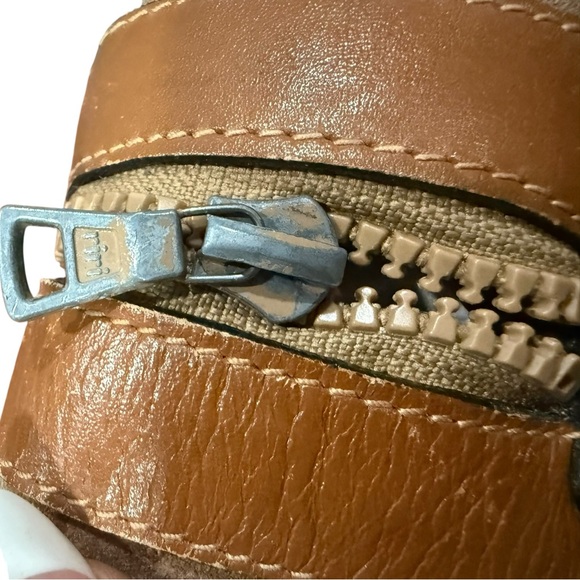 Vintage Celine Macadam Suede Boston Bag Brown Monogram Leather Trim Top Handle - Picture 13 of 13